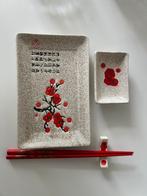 Sushi setje, Huis en Inrichting, Keuken | Servies, Ophalen, Gebruikt, Overige stijlen, Bord(en)