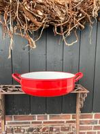 Vintage rode emaille waskom, Ophalen