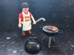4649 Playmobil man met BBQ, Ophalen of Verzenden, Zo goed als nieuw, Complete set