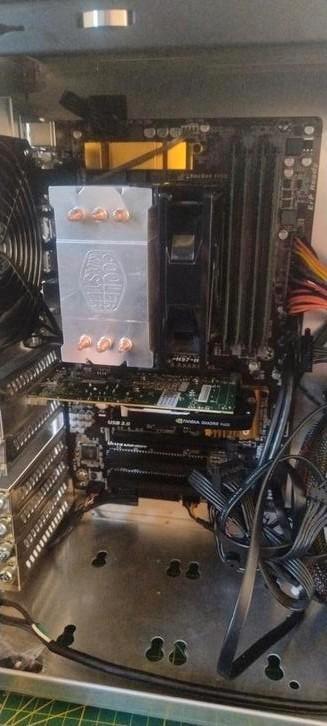 gigabyte ga-h97-hd3 moederbord met ram, processor en voeding, Computers en Software, Moederborden, Zo goed als nieuw, Intel, DDR3