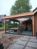 Veranda glaswanden Complete prijs € 350,- incl montage