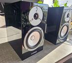 Yamaha NS-BP301 elegant piano black luidsprekers top stereo, Gebruikt, 60 tot 120 watt, Front, Rear of Stereo speakers, Ophalen