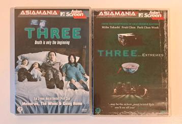 2x DVD: Three & Three...Extremes (AsiaMania Horror) beschikbaar voor biedingen