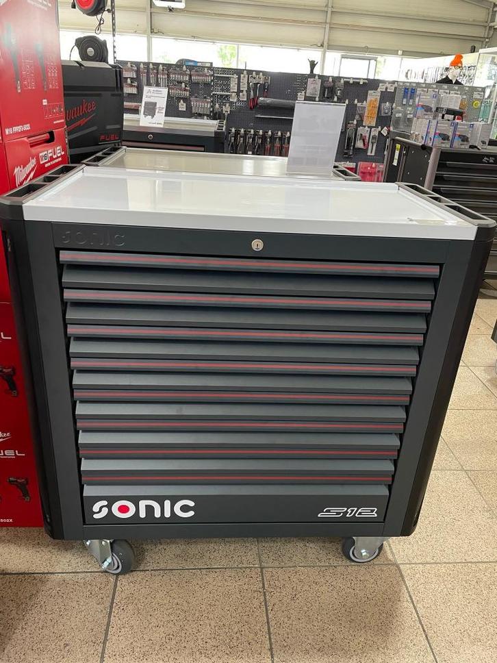 Sonic S12-Next gevulde gereedschapwagen 497-delig, Auto diversen, Autogereedschap, Nieuw, Ophalen of Verzenden