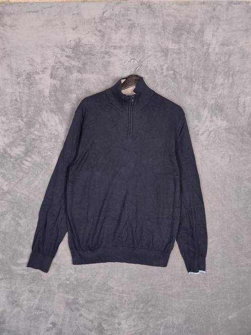 District Indigo Vest Trui XL Cashmere Donker Blauw, Kleding | Heren, Truien en Vesten, Zo goed als nieuw, Maat 56/58 (XL), Blauw