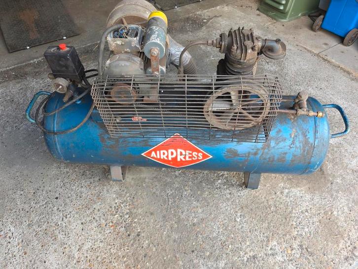 Airpress K100-170 compressor luchttank 100 liter BBQ smoker, Doe-het-zelf en Verbouw, Compressors, Gebruikt, 10 bar of meer, 100 liter of meer