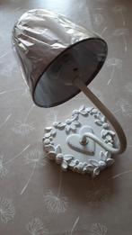 Clayre en Eef wandlampje 1 stuk grijs/wit hartjes nieuw!, Huis en Inrichting, Ophalen of Verzenden, Nieuw, Hout, Landelijk