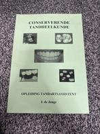 Conserverende Tandheelkunde - Leerboek, Nieuw, Ophalen of Verzenden, MBO, J. de Jonge