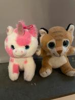 Eenhoorn unicorn tijger ty knuffels knuffel grote ogen, Ophalen of Verzenden, Zo goed als nieuw, Overige typen