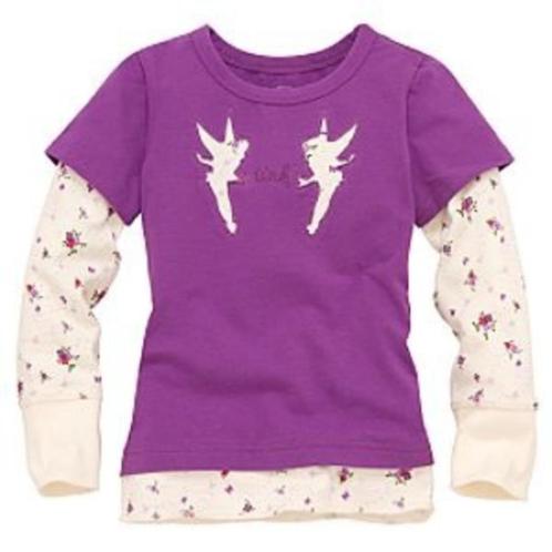 Nieuw Disney Store vintage Tinkerbell shirt l.mouw 134/140, Kinderen en Baby's, Kinderkleding | Maat 134, Nieuw, Meisje, Shirt of Longsleeve