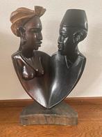 Groot Afrikaans houtsnijwerk beeld, Antiek en Kunst, Kunst | Beelden en Houtsnijwerken, Ophalen