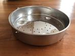 Stoominzetpan, stomen eten, voor oa snelkookpan of pan, Ophalen, Zo goed als nieuw