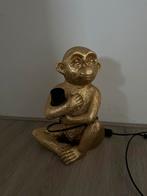 Gouden aap lamp, Huis en Inrichting, Lampen | Tafellampen, Ophalen, Zo goed als nieuw, Minder dan 50 cm