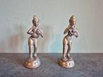 Massieve beeldjes Lakshmi en Radha, Huis en Inrichting, Woonaccessoires | Boeddhabeelden, Ophalen of Verzenden