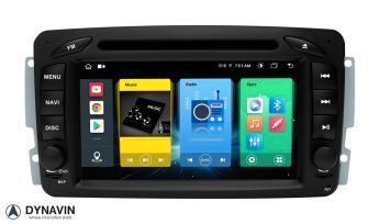 Android 14 Navigatie mercedes C klasse w203 2003 carplay usb, Auto diversen, Autoradio's, Nieuw, Ophalen of Verzenden