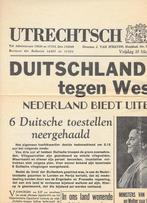 Prachtige Originele Krant 'Utrechts Nieuwsblad" 10 mei 1940, Ophalen of Verzenden, Overige soorten, Nederland, Overige typen