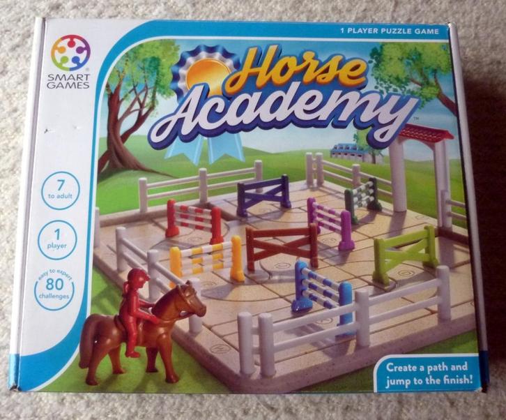 Smartgame - de horse academy - z.g.a.n., Hobby en Vrije tijd, Denksport en Puzzels, Zo goed als nieuw, Rubik's of 3D-puzzel, Minder dan 500 stukjes
