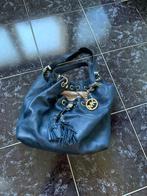 Michael Kors blauw leren tas, Ophalen of Verzenden, Zo goed als nieuw, Blauw, Handtas