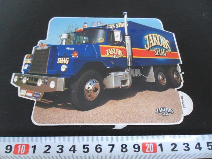 sticker JAKOBS SHAL  Mack truck, Verzamelen, Stickers, Zo goed als nieuw, Bedrijf of Vereniging, Ophalen