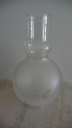 Petroleumlamp glas - 32 cm, Antiek en Kunst, Antiek | Lampen, Ophalen of Verzenden