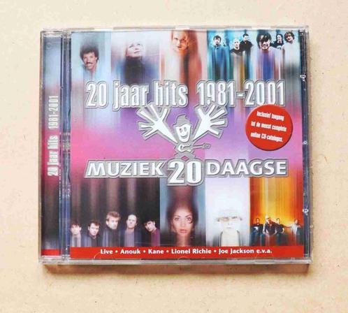 20 Jaar Hits 1981-2001, Muziek 20 Daagse, o.a Kane en Anouk, Cd's en Dvd's, Cd's | Rock, Poprock, Ophalen of Verzenden