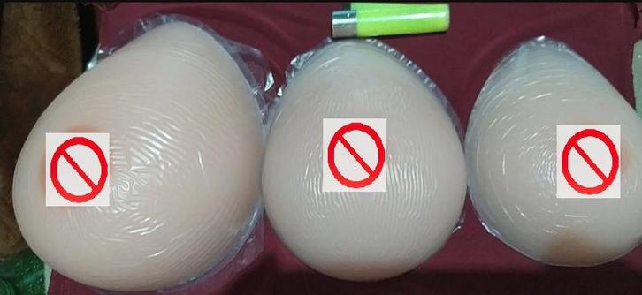 Prothese borst druppelvorm / verschillende maten prothesen, Diversen, Verpleegmiddelen, Nieuw, Verzenden