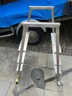 Zwembad trapje RVS voor een bad van 1 meter hoogte, Ophalen, Gebruikt