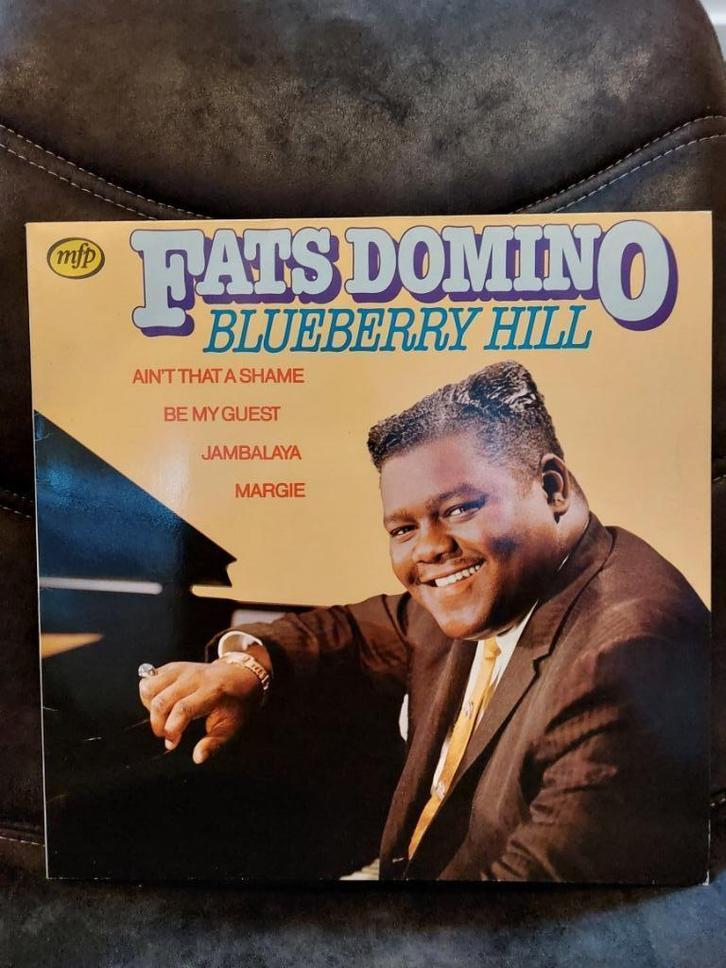 LP:  FATS DOMINO  -  Blueberry Hill, Cd's en Dvd's, Vinyl | Pop, Gebruikt, 1960 tot 1980, 12 inch, Ophalen of Verzenden
