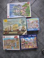 5 legpuzzels, Ophalen, 500 t/m 1500 stukjes, Gebruikt