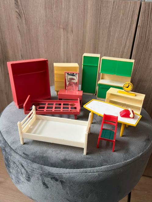 Poppenhuis meubels, Verzamelen, Poppenhuizen en Toebehoren, Gebruikt, Poppenhuis, Ophalen of Verzenden