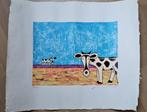 Zeefdruk, Two cows, Ophalen