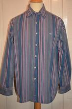 Duomo, leuk vlot streepjes overhemd, maat L, Overige kleuren, Ophalen of Verzenden, Zo goed als nieuw, Halswijdte 41/42 (L)