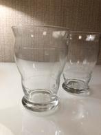 2 antieke limonade glaasjes gegraveerd, Antiek en Kunst, Antiek | Glas en Kristal, Ophalen of Verzenden