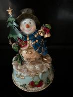 Kerstman op muziekdoos ( opwindbaar )., Ophalen of Verzenden, Zo goed als nieuw