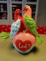 Polyester tuinbeeld Liefdes Duiven, Tuin en Terras, Tuinbeelden, Ophalen of Verzenden, Kunststof