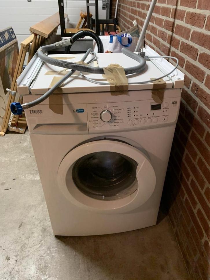 Wasmachine Zanussi ZWF71443W, Witgoed en Apparatuur, Wasmachines, Gebruikt, Voorlader, 6 tot 8 kg, 85 tot 90 cm, 1200 tot 1600 toeren