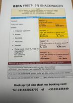 Bipa friet snackwagen, Ophalen, Nieuw, Verjaardag