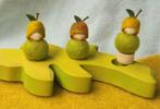 Vrije School Seizoenstafel popje appel oogst steker *Grimms, Verzenden, Nieuw, Figuurtje(s), Wolvilt