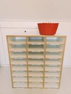 Houten postvakken kast - retro/vintage, Huis en Inrichting, Ophalen, Met plank(en), Gebruikt, 50 tot 100 cm