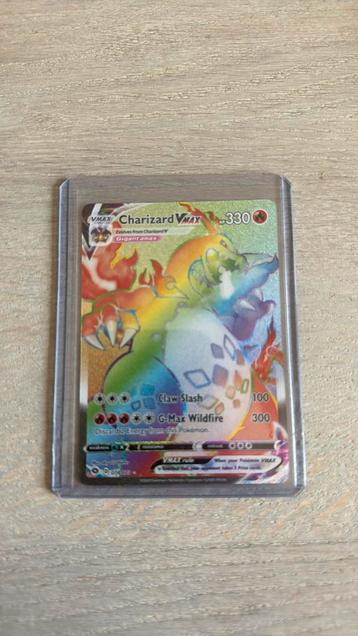 Rainbow Vmax Charizard (Top conditie) beschikbaar voor biedingen