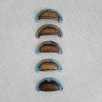 Antieke, koperen handgreepjes, Antiek en Kunst, Curiosa en Brocante, Verzenden