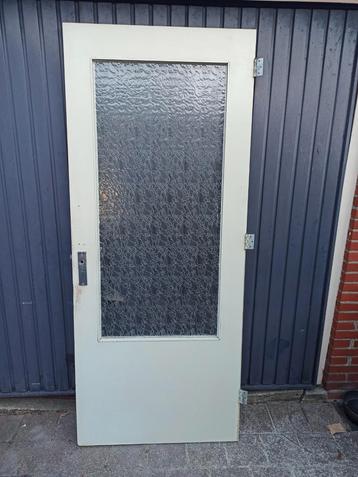 Stompe Binnendeur met Glas 211,5 x 88 cm beschikbaar voor biedingen