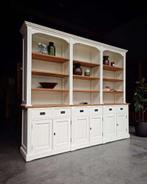 Prachtige brede boekenkast | Witte bibliotheekkast #2344, Niet ingevuld, Gebruikt, Met deur(en), 200 cm of meer