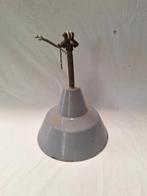 Emaille Vintage Industriële lamp fabriekslamp, Ophalen, Gebruikt, Minder dan 50 cm