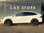 Tesla Model X Long Range 6p., Auto's, Gebruikt, 2433 kg, Wit, Vierwielaandrijving