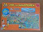 3x Jan van Haasteren puzzels met poster voetbalkampioen, Gebruikt, Ophalen of Verzenden, 500 t/m 1500 stukjes, Legpuzzel