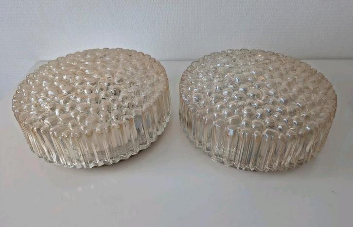 Glashutte Limburg plafonnières Helena Tynell 30 cm, Huis en Inrichting, Lampen | Plafondlampen, Gebruikt, Glas, Metaal, Overige materialen