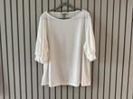Ecru shirt - Maat L - H&M, Ophalen of Verzenden, Zo goed als nieuw, Beige, Korte mouw