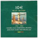 Belgie - Proof 10 Euro 2002 - Noord-Zuid Verbinding Brussel, Zilver, België, 10 euro, Verzenden