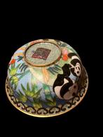 Cloisonné Panda Bowl Emaille Antique Chinese, Antiek en Kunst, Ophalen of Verzenden